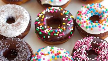 Baked Chocolate Glazed Donuts