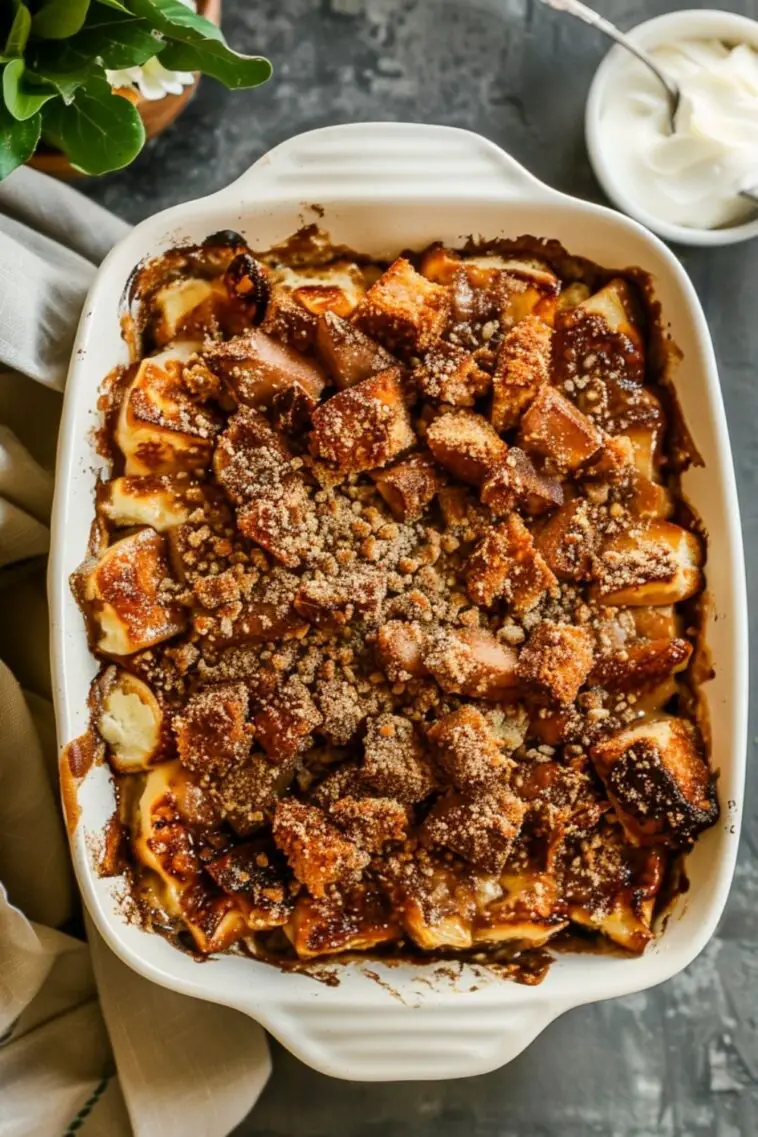 Baked Cream Cheese French Toast Casserole