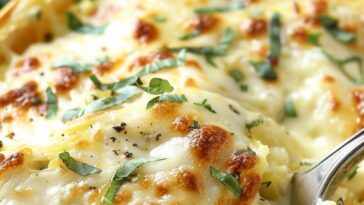 Baked Spaghetti Squash Alfredo A Creamy, Low-Carb Alternative to Classic Alfredo