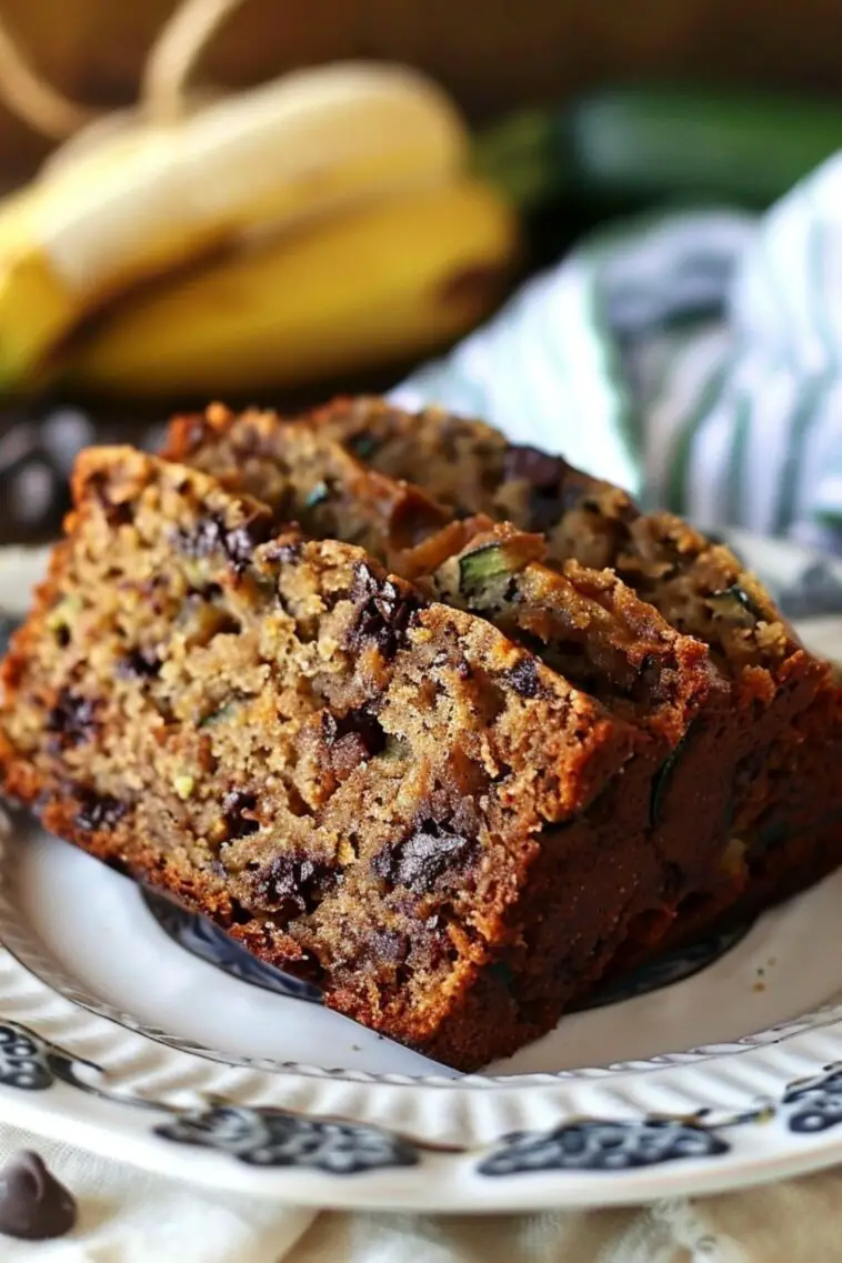 Chocolate Chip Zucchini Banana Bread