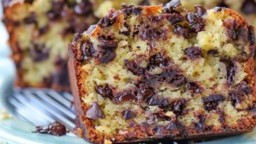 The Best Chocolate Chip Banana Bread