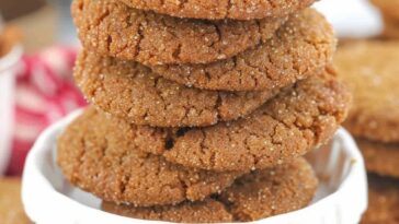 The Best Molasses Cookies