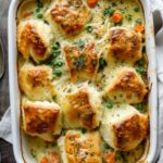 Biscuit & Vegetable Pot Pie (Casserole)