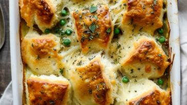 Biscuit & Vegetable Pot Pie (Casserole)