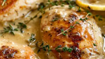 Creamy Lemon Thyme Chicken