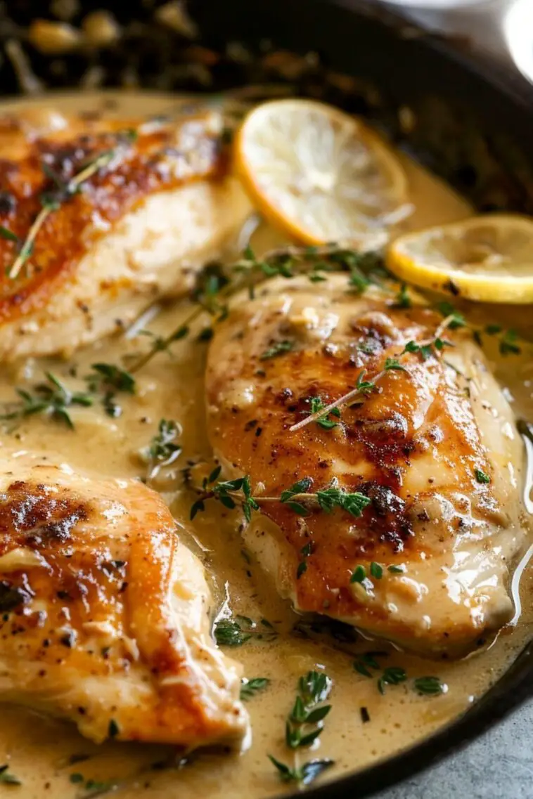 Creamy Lemon Thyme Chicken