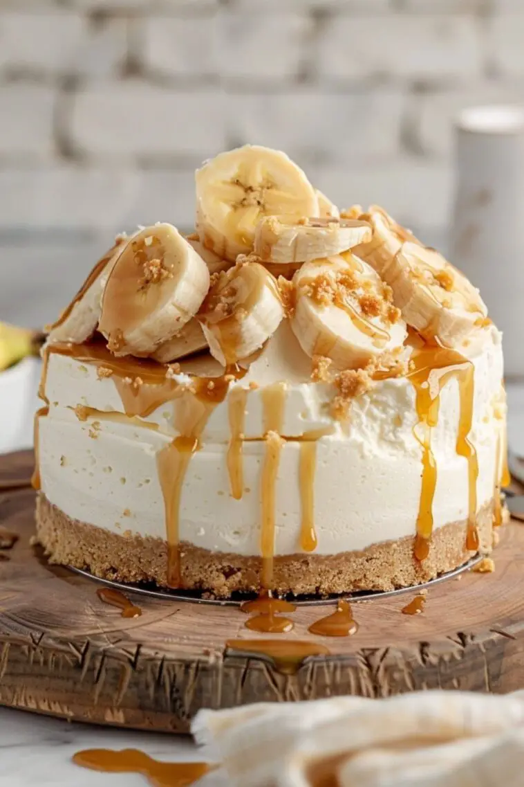 Banana Cream Cheesecake Recipe