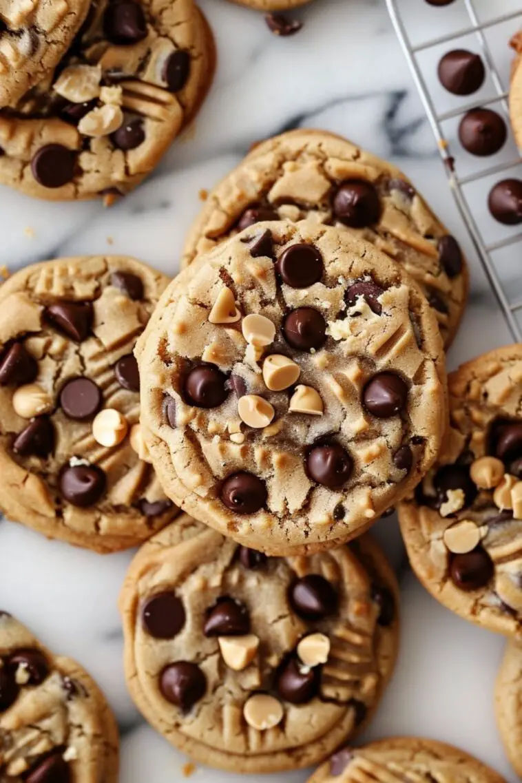 Chocolate Peanut Butter Chip Cookies