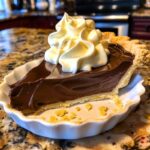 Old Fashioned Chocolate Pie with Golden Meringue