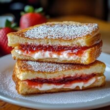 Fried Strawberry Cheesecake Sandwiches-image