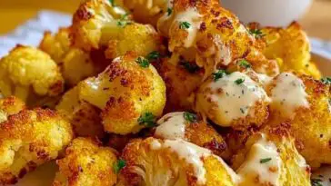 Baked cauliflower tastes