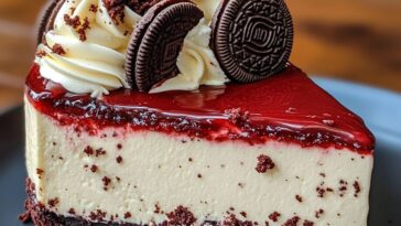 Oreo Red Velvet Cheesecake Recipe