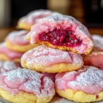 Soft and Chewy Raspberry Sugar Cookies