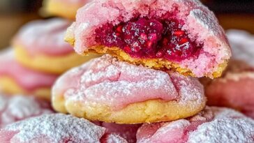 Soft and Chewy Raspberry Sugar Cookies