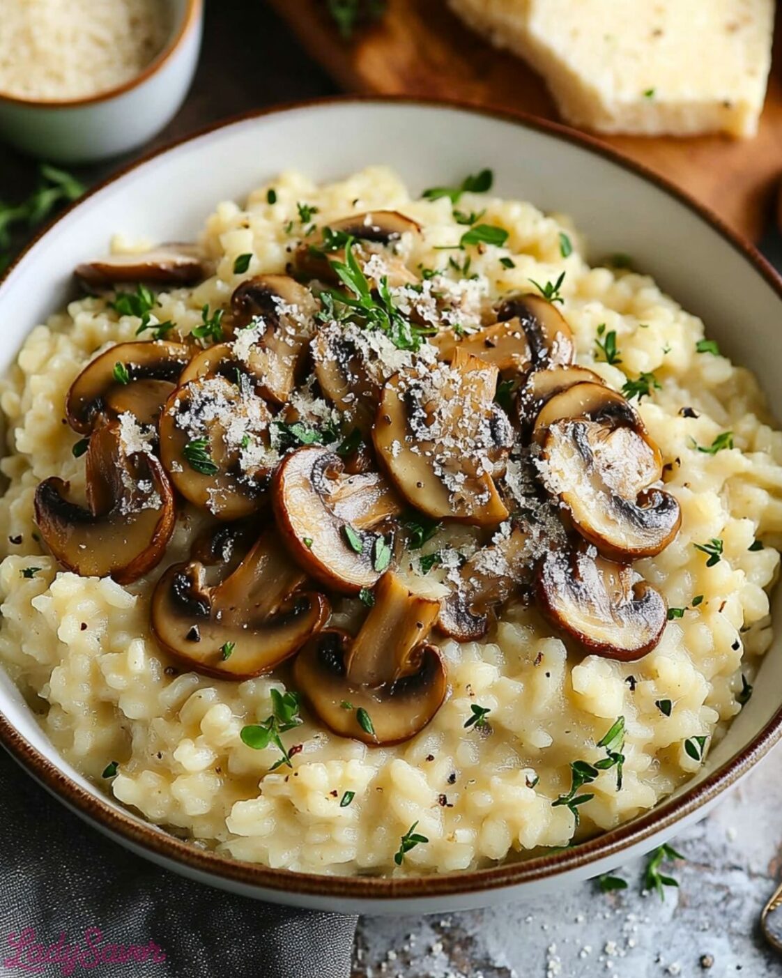 Musroom Rissoto Creamy Mushroom Risotto