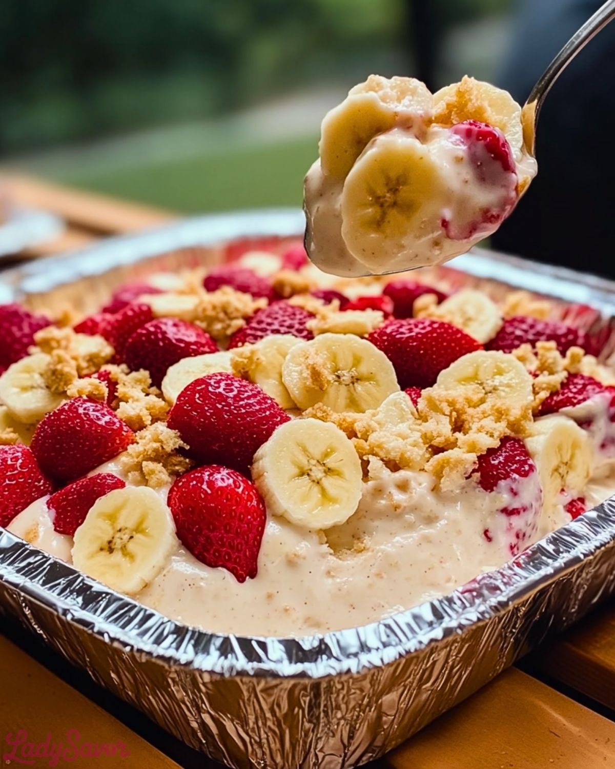 Strawberry Banana Pudding