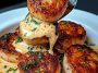 Seared Scallops with Spicy Cajun Cream Sauce