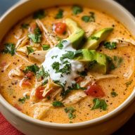 Creamy Chicken Tortilla Soup Recipe