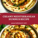 Creamy Mediterranean Hummus Recipe