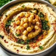Creamy Mediterranean Hummus Recipe