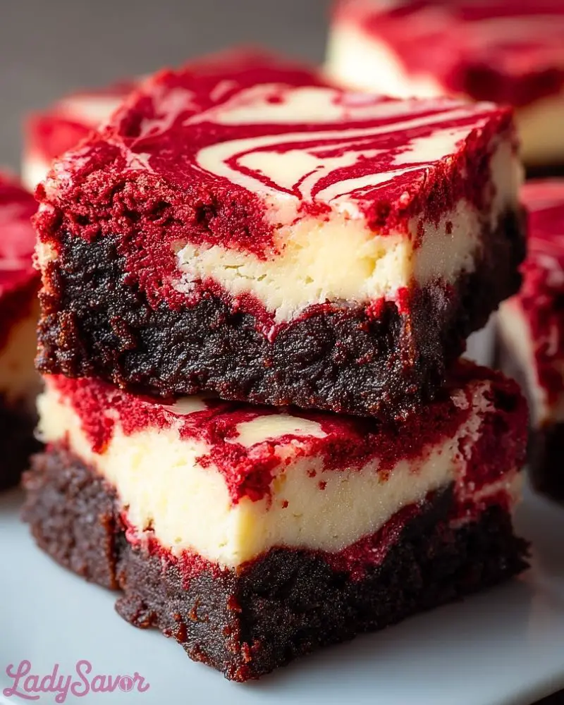 Decadent Red Velvet Cheesecake Brownies Decadent Red Velvet Cheesecake Brownies2