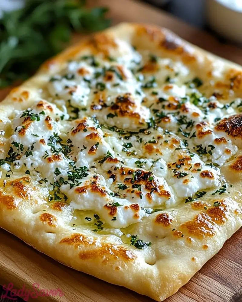 Easy 2 Ingredient Cottage Cheese Flatbread Recipe2