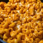 One Pot Honey Butter Buffalo Chicken Mozzarella Pasta