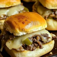Philly Cheesesteak Sliders Recipe