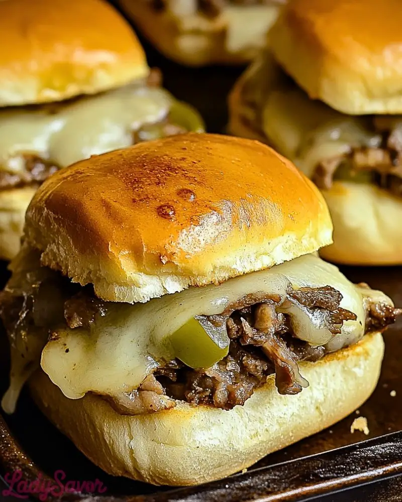 Philly Cheesesteak Sliders Recipe