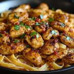 Spicy Cajun Chicken and Linguine in One Pan Wonder