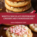 White Chocolate Peppermint Cheesecake Cookies Recipe