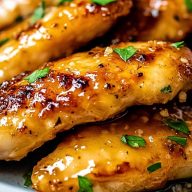 Air Fryer Honey Butter Garlic Chicken Tenders Recipe