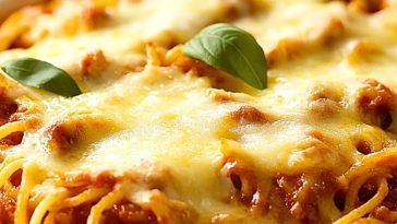 Authentic Italian Style Spaghetti Bake Recipe