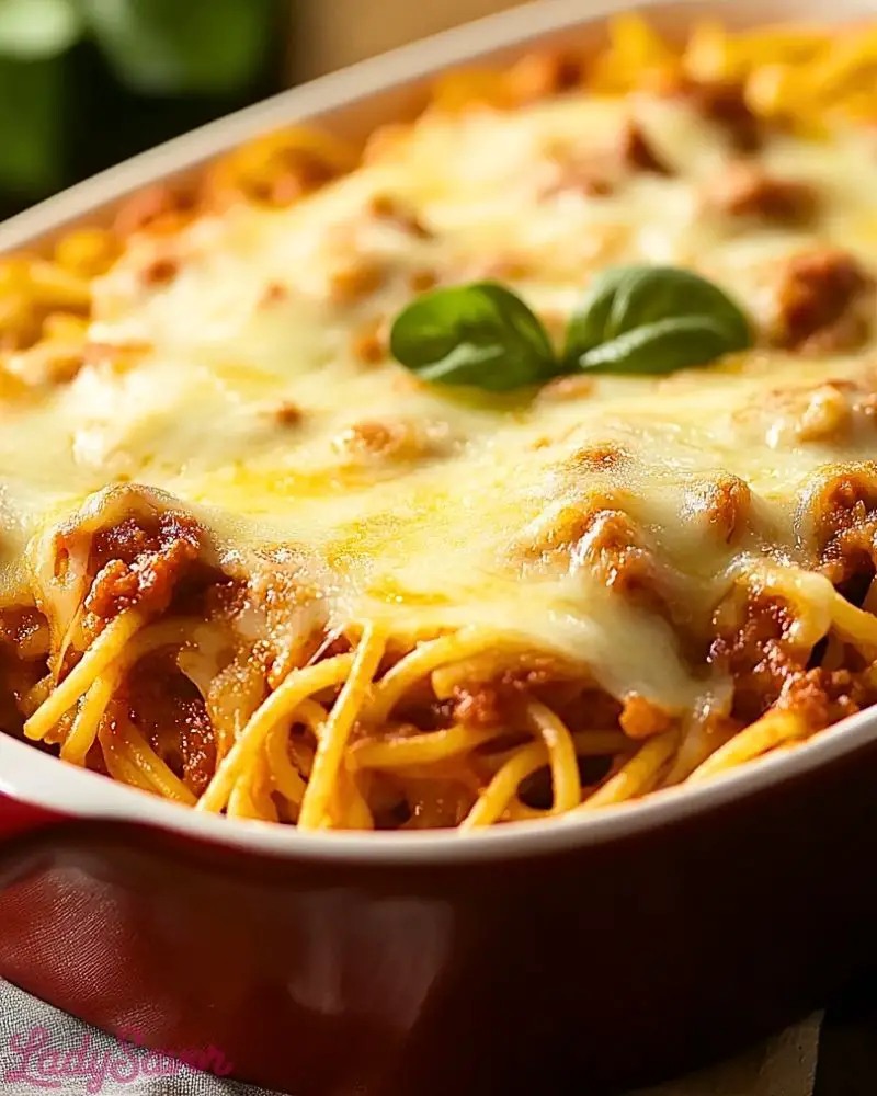 Authentic Italian-Style Spaghetti Bake Authentic Italian Style Spaghetti Bake Recipe2