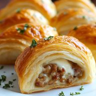 Baked Sausage Cream Cheese Crescents Recipe