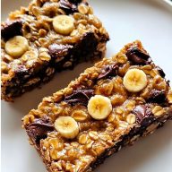 Banana Oat Breakfast Bars Recipe