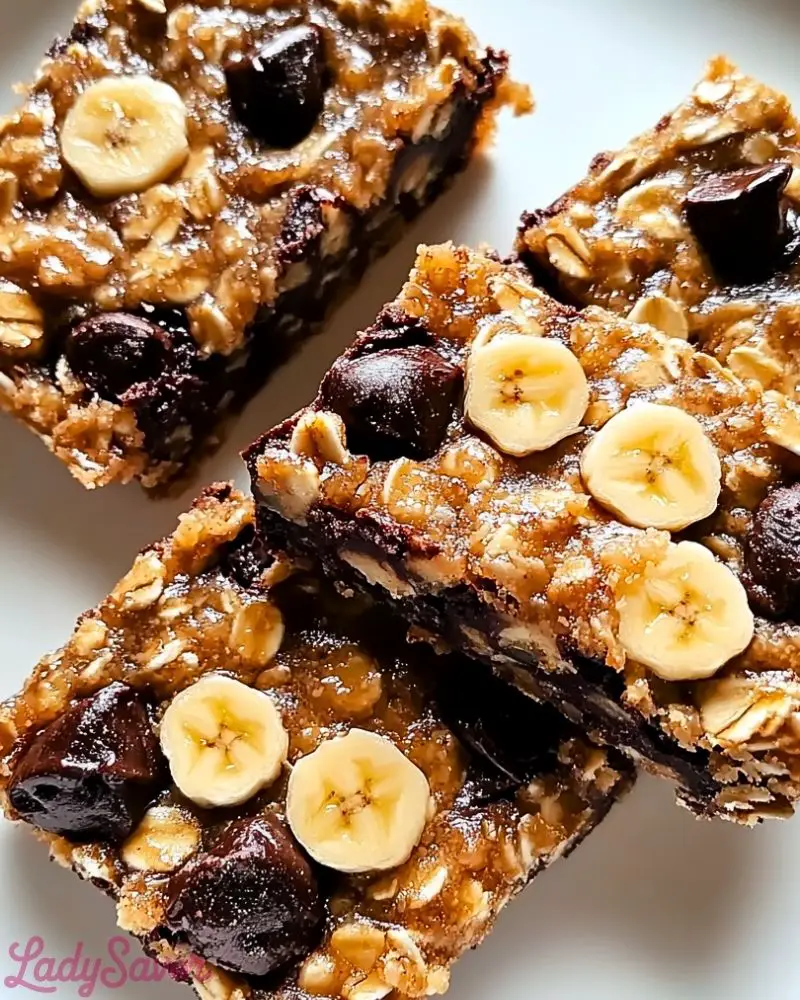 Banana Oat Breakfast Bars Banana Oat Breakfast Bars Recipe2