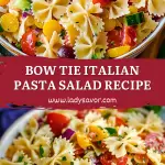 Bow Tie Italian Pasta Salad Recipe