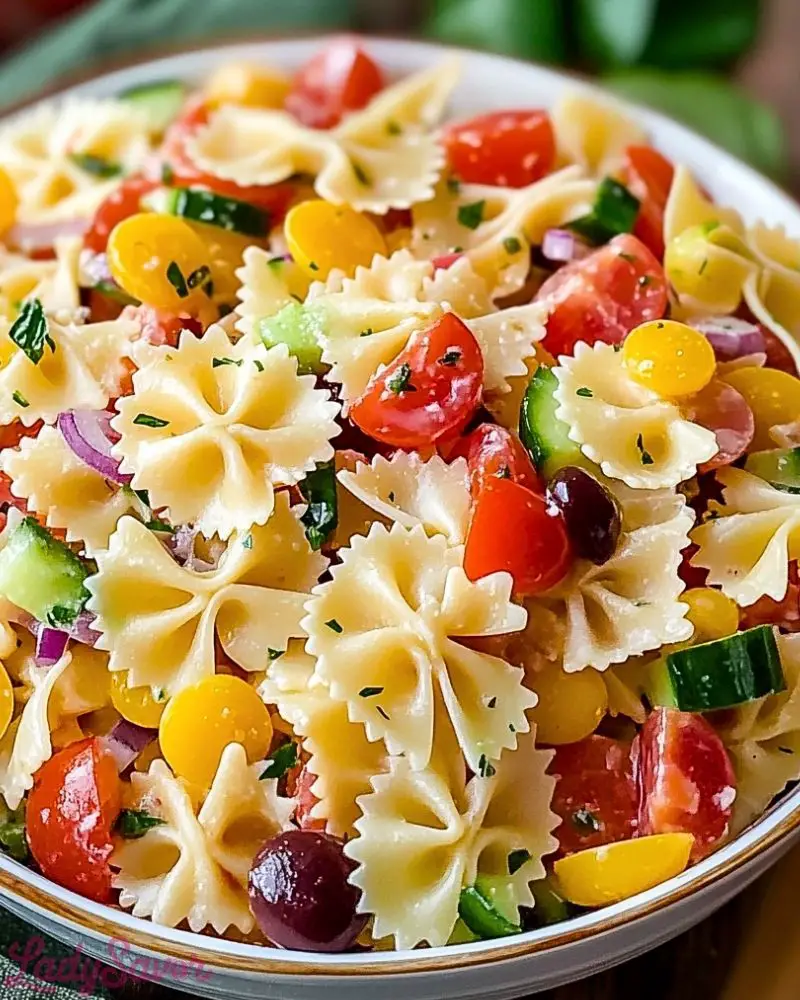 Bow Tie Italian Pasta Salad Bow Tie Italian Pasta Salad Recipe