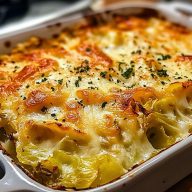 Cheesy Cabbage Casserole Recipe