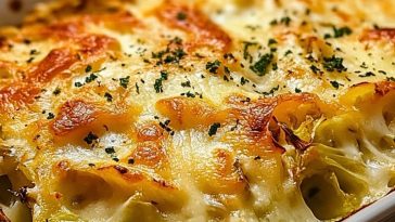Cheesy Cabbage Casserole Recipe
