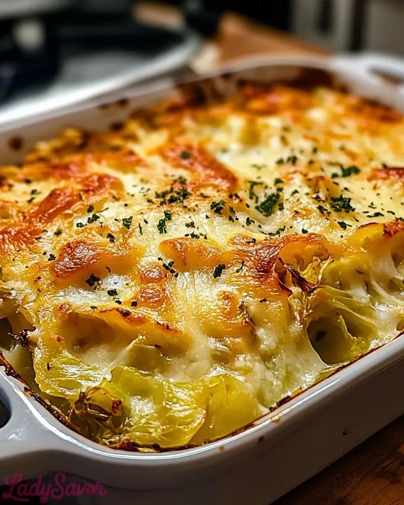 Cheesy Cabbage Casserole Cheesy Cabbage Casserole Recipe