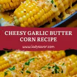 Cheesy Garlic Butter Corn Recipe