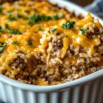 Cheesy Hamburger Rice Casserole Cheesy Hamburger Rice Casserole Recipe2