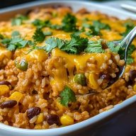 Cheesy Mexican Rice Casserole Recipe