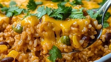 Cheesy Mexican Rice Casserole Recipe