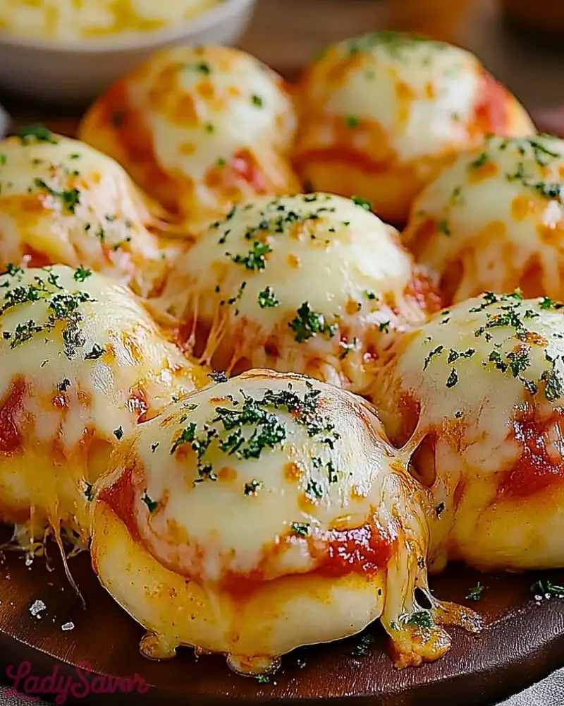 Cheesy Pizza Bombs Recipe Cheesy Pizza Bombs Recipe2