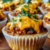 Cheesy Taco Cupcakes Recipe