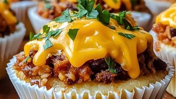 Cheesy Taco Cupcakes Recipe