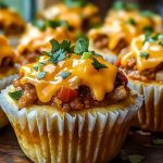 Cheesy Taco Cupcakes Recipe Cheesy Taco Cupcakes Recipe2